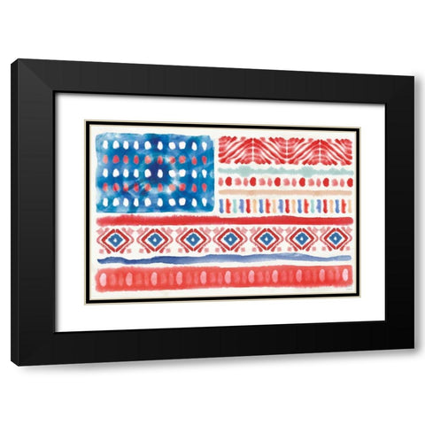 Oh My Stars II Black Modern Wood Framed Art Print with Double Matting by June, Dina