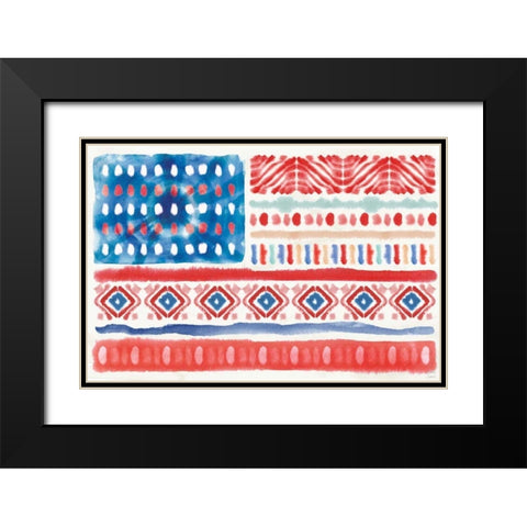 Oh My Stars II Black Modern Wood Framed Art Print with Double Matting by June, Dina