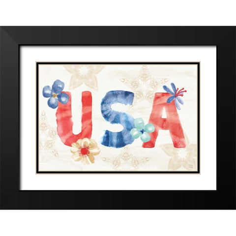 Oh My Stars V Black Modern Wood Framed Art Print with Double Matting by June, Dina