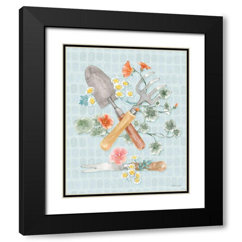 Gardenscape XIII Black Modern Wood Framed Art Print with Double Matting by Grove, Beth