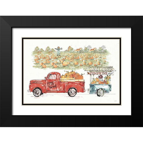 Country Harvest II Black Modern Wood Framed Art Print with Double Matting by Tavoletti, Anne
