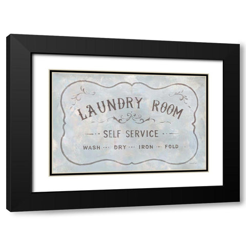 Laundry Day VII Black Modern Wood Framed Art Print with Double Matting by Nai, Danhui