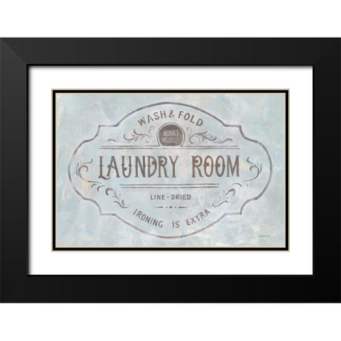 Laundry Day VIII Black Modern Wood Framed Art Print with Double Matting by Nai, Danhui