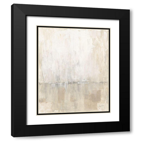 Gray Morning Light I Black Modern Wood Framed Art Print with Double Matting by Prahl, Courtney
