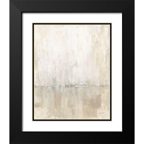 Gray Morning Light I Black Modern Wood Framed Art Print with Double Matting by Prahl, Courtney