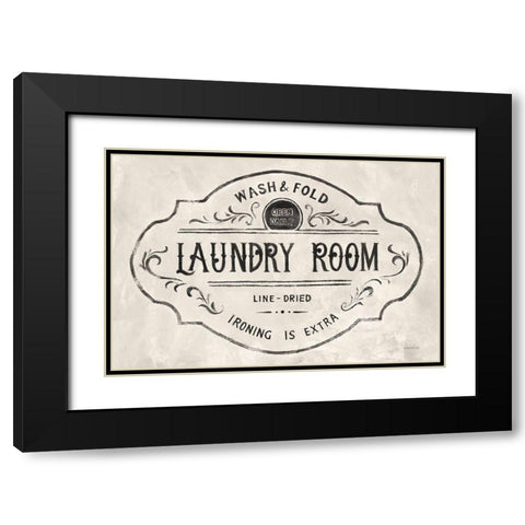 Laundry Day VIII Neutral Black Modern Wood Framed Art Print with Double Matting by Nai, Danhui