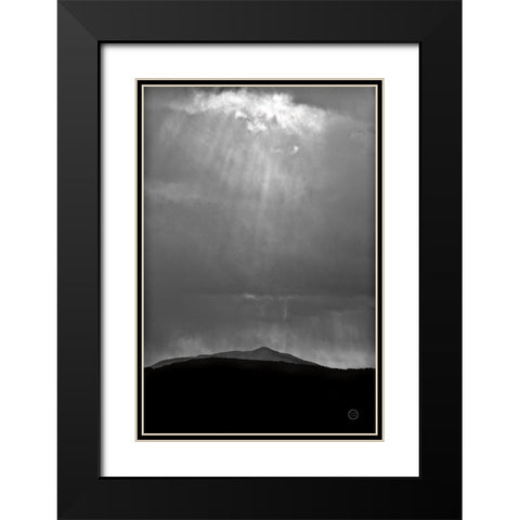 Perspective Black Modern Wood Framed Art Print with Double Matting by Larson, Nathan