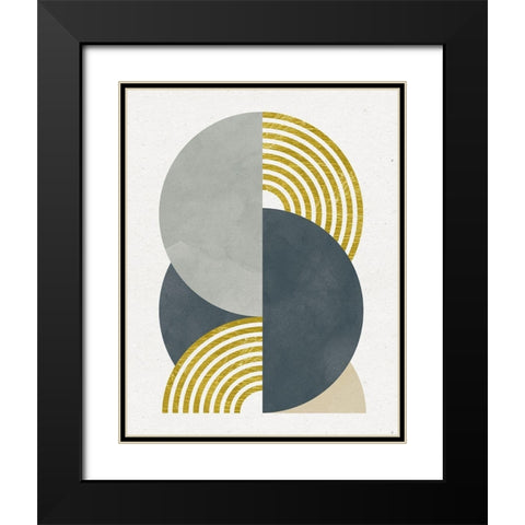 Deco Glam I Black Modern Wood Framed Art Print with Double Matting by Hershey, Moira