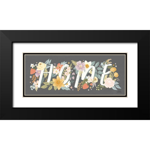 Spring Garden VIII Black Modern Wood Framed Art Print with Double Matting by Marshall, Laura