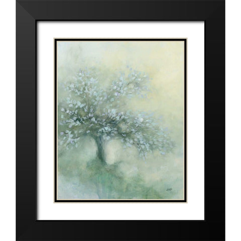 Subtle Tree I Black Modern Wood Framed Art Print with Double Matting by Purinton, Julia