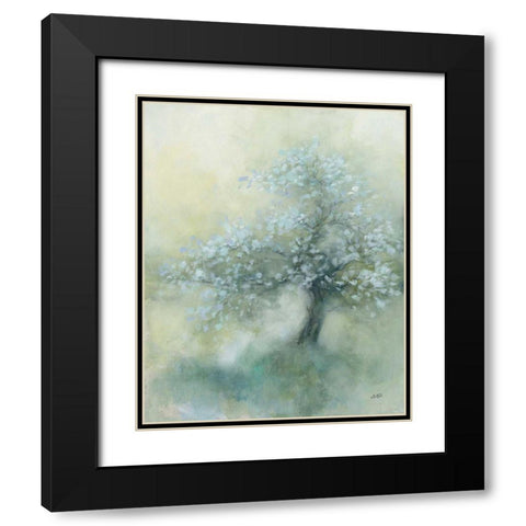 Subtle Tree II Black Modern Wood Framed Art Print with Double Matting by Purinton, Julia