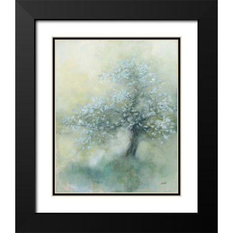 Subtle Tree II Black Modern Wood Framed Art Print with Double Matting by Purinton, Julia
