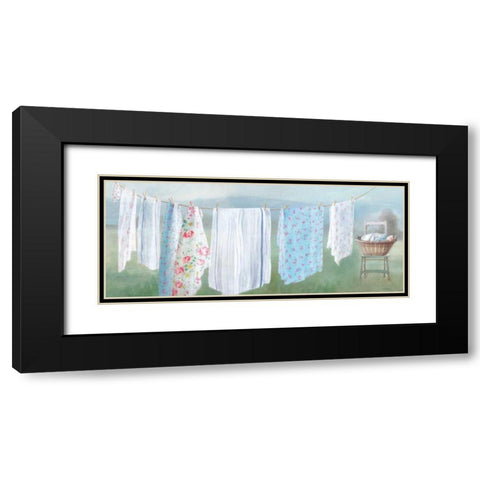 Laundry Day IX Black Modern Wood Framed Art Print with Double Matting by Nai, Danhui