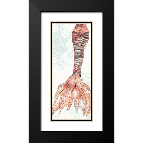 Sea Sirens IV Black Modern Wood Framed Art Print with Double Matting by Tavoletti, Anne