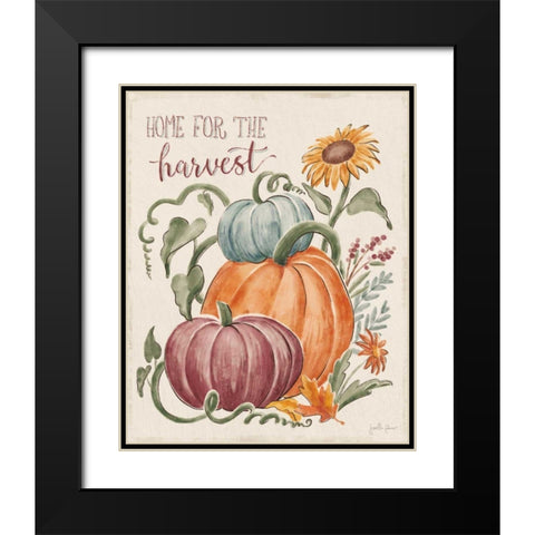 Harvest Jewels IV Black Modern Wood Framed Art Print with Double Matting by Penner, Janelle