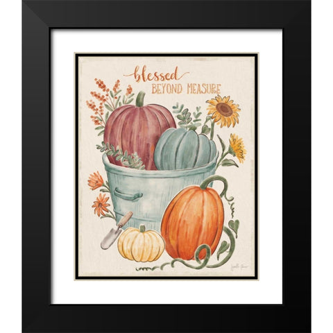 Harvest Jewels V Black Modern Wood Framed Art Print with Double Matting by Penner, Janelle