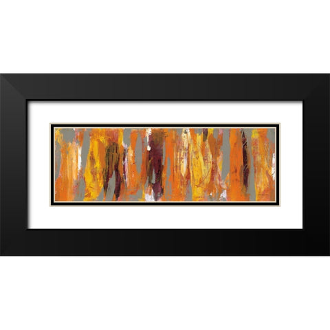 Cinnamon Row Black Modern Wood Framed Art Print with Double Matting by Nai, Danhui