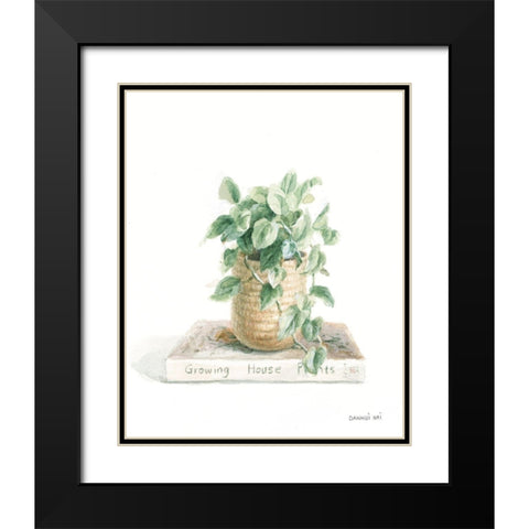 Grown at Home II Black Modern Wood Framed Art Print with Double Matting by Nai, Danhui