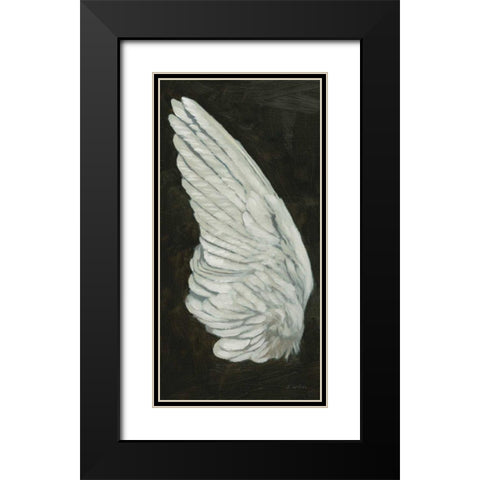 Wings II Black Modern Wood Framed Art Print with Double Matting by Wiens, James