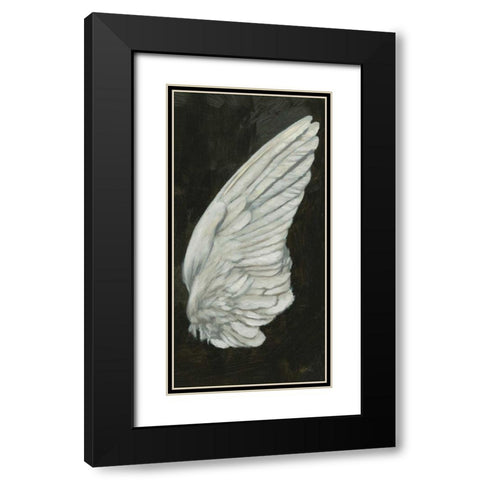 Wings III Black Modern Wood Framed Art Print with Double Matting by Wiens, James