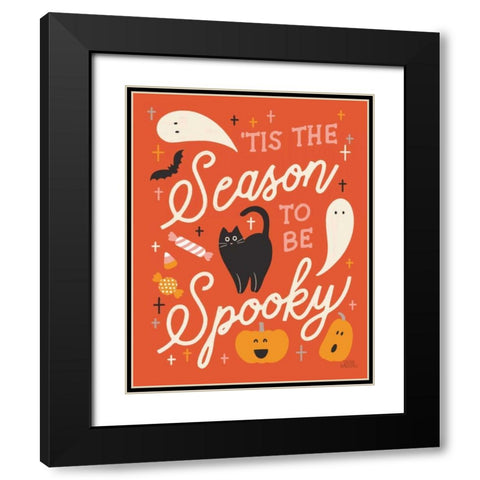 Trick or Treat V Black Modern Wood Framed Art Print with Double Matting by Marshall, Laura