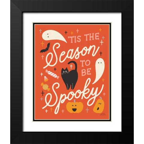 Trick or Treat V Black Modern Wood Framed Art Print with Double Matting by Marshall, Laura