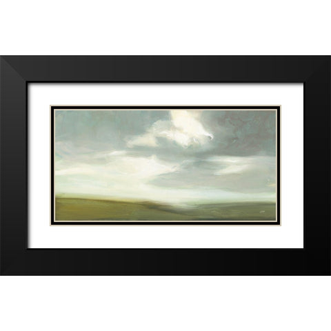 Moorland Black Modern Wood Framed Art Print with Double Matting by Purinton, Julia