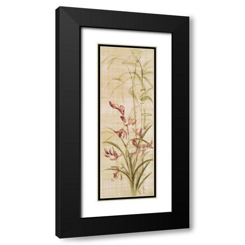 p 5025 80A 7 Orchids I Black Modern Wood Framed Art Print with Double Matting by Blum, Cheri