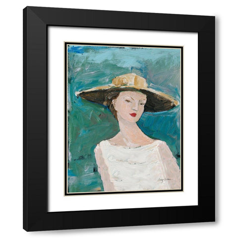 Flea Market Portrait I Black Modern Wood Framed Art Print with Double Matting by Tillmon, Avery