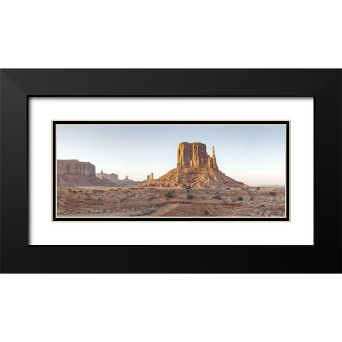 Scenic Landscape V Black Modern Wood Framed Art Print with Double Matting by Eichman, Andre