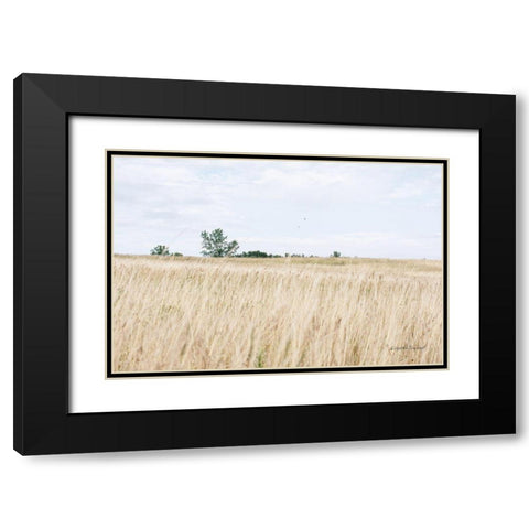 On the Edge II Black Modern Wood Framed Art Print with Double Matting by Urquhart, Elizabeth