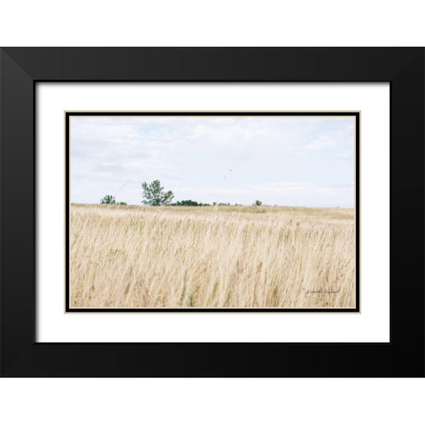 On the Edge II Black Modern Wood Framed Art Print with Double Matting by Urquhart, Elizabeth
