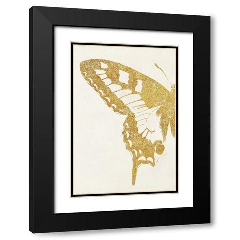Butterfly Wings I Black Modern Wood Framed Art Print with Double Matting by Wild Apple Portfolio