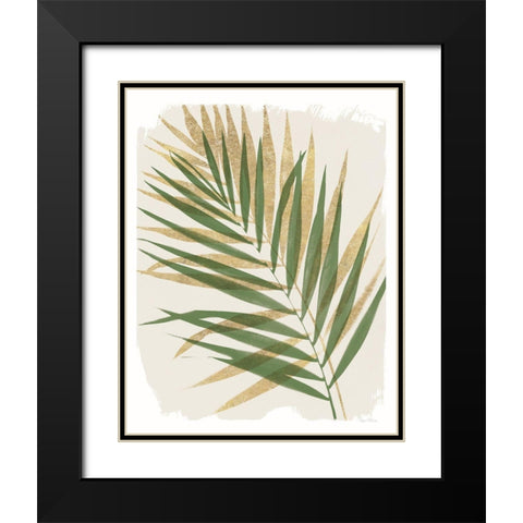 Nature By the Lake Frond II Shadows Black Modern Wood Framed Art Print with Double Matting by Rhue, Piper
