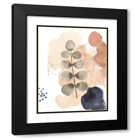 Serene Nature II Black Modern Wood Framed Art Print with Double Matting by Horn, Laura