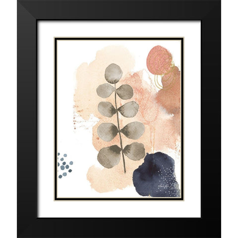 Serene Nature II Black Modern Wood Framed Art Print with Double Matting by Horn, Laura