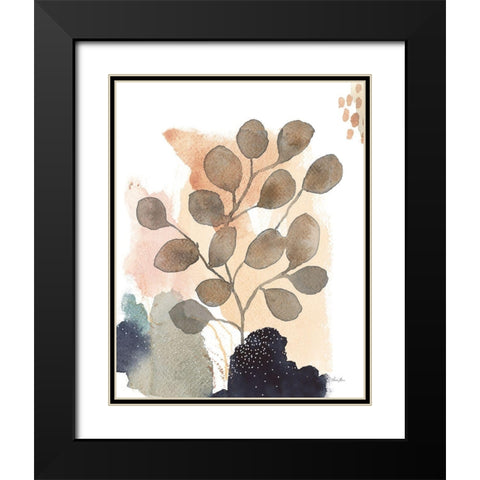 Serene Nature III Black Modern Wood Framed Art Print with Double Matting by Horn, Laura