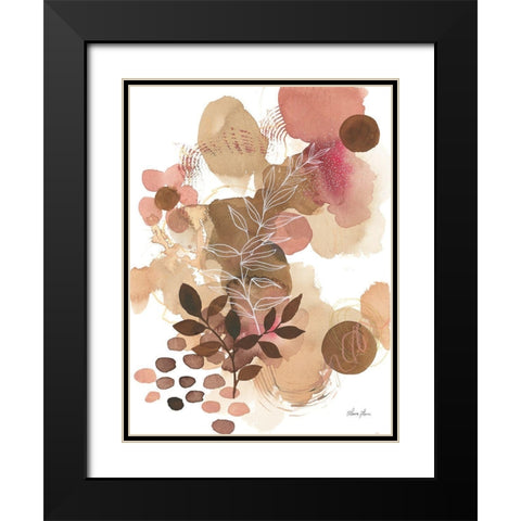 Nature Bliss I Black Modern Wood Framed Art Print with Double Matting by Horn, Laura