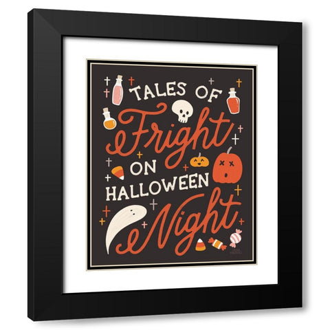 Trick or Treat VII with White Black Modern Wood Framed Art Print with Double Matting by Marshall, Laura