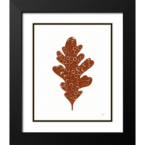 Foliage Fun I Black Modern Wood Framed Art Print with Double Matting by Marshall, Laura