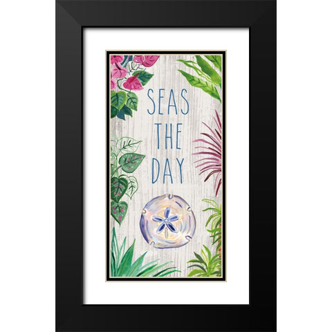 Tropical Home IX Black Modern Wood Framed Art Print with Double Matting by Zaman, Farida