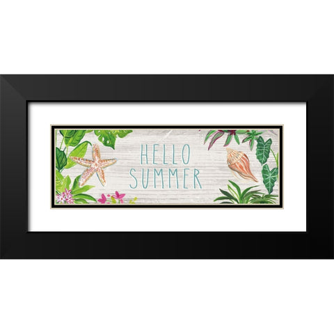 Tropical Home XI Black Modern Wood Framed Art Print with Double Matting by Zaman, Farida