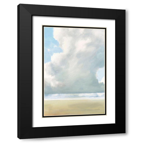 Cloudy Skies Black Modern Wood Framed Art Print with Double Matting by Wiens, James