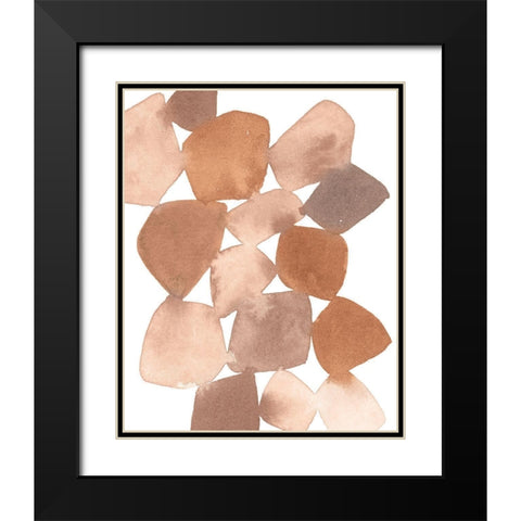 Boho Beautiful II Brown Black Modern Wood Framed Art Print with Double Matting by Hershey, Moira