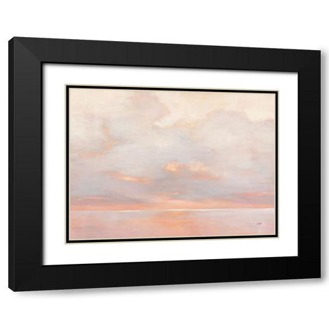 Glint on the Horizon Black Modern Wood Framed Art Print with Double Matting by Purinton, Julia