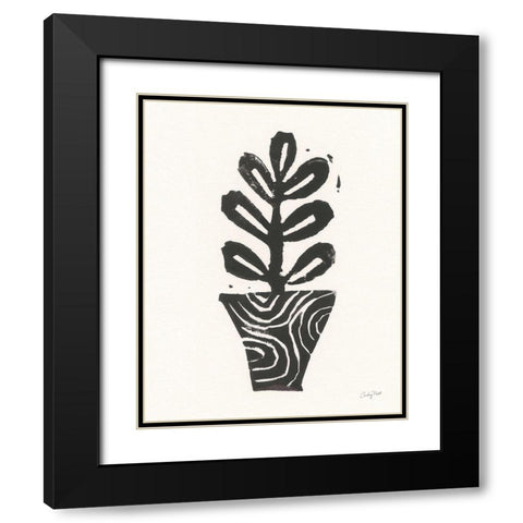 Planted VII Black Modern Wood Framed Art Print with Double Matting by Prahl, Courtney