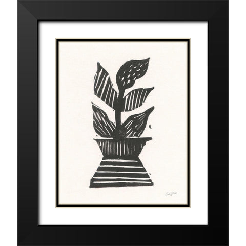 Planted IX Black Modern Wood Framed Art Print with Double Matting by Prahl, Courtney