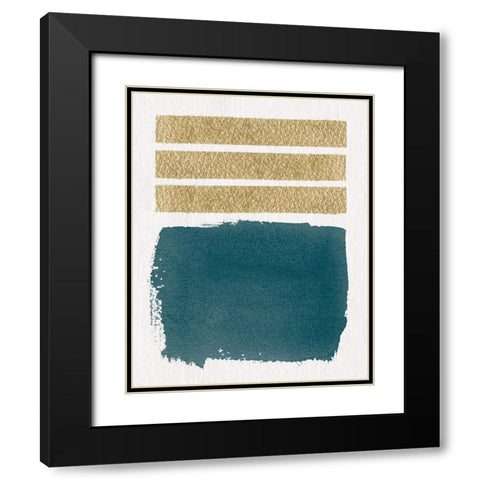 Mirror II Black Modern Wood Framed Art Print with Double Matting by Hershey, Moira