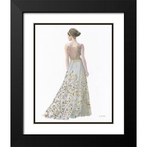 Beautiful Lady II Black Modern Wood Framed Art Print with Double Matting by Wiens, James