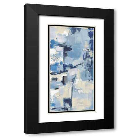 Old Port III Navy Black Modern Wood Framed Art Print with Double Matting by Vassileva, Silvia